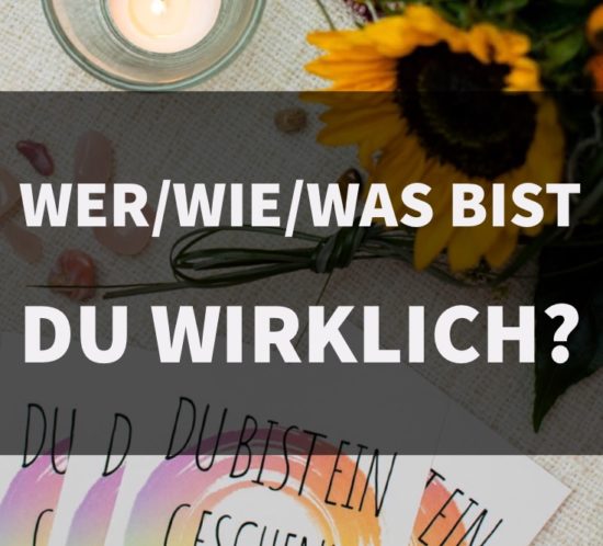 Wer/Wie/Was bist du wirklich?